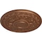 Ekena Millwork Tellson Ceiling Medallion (Fits Canopies up to 6 3/4"), 30 5/8"OD x 2 1/2"P, Polished Copper CM30TEPOS - alternate 3